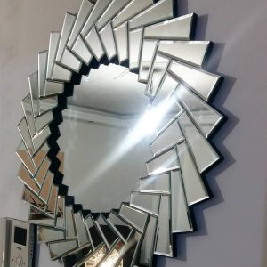 آینه دکوری سفید